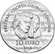 10 Euros George Sand obverse image