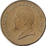 1 Dollar - Charles III 1st Portrait - Mob of Roos obverse image
