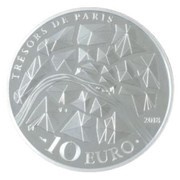10 Euros Grille de Versailles, France, 2018 reverse image