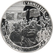 10 Euros Peoples Jubilation, France, 2018 reverse image