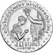 10 Euros Joséphine de Beauharnais obverse image