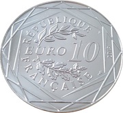 10 Euros - Coin of History Charlemagne obverse image