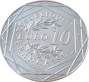 10 Euros - Coin of History Léonard de Vinci obverse image