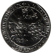 10 Euros - Coin of History One Hundred Years War, France, 2019 reverse image