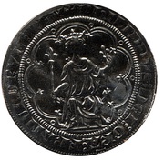 10 Euros - Coin of History The Templars, France, 2019 reverse image