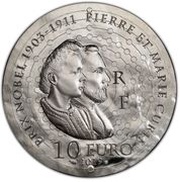 10 Euros Marie Curie obverse image