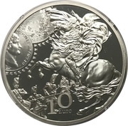 10 Euros Franc Germinal, France, 2019 reverse image