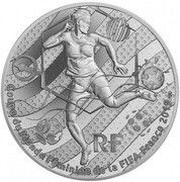 10 Euros World Cup Féminine "Aile de piegeon" obverse image