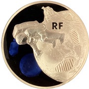 10 Euros First step on the Moon obverse image