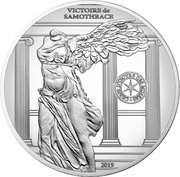 10 Euros Victoires de Samothrace, France, 2019 reverse image