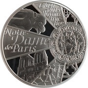 10 Euros Reconstruction Notre-Dame de Paris obverse image