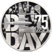 10 Euros D-Day, France, 2019 reverse image
