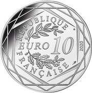 10 Euros The grumpy Smurf obverse image