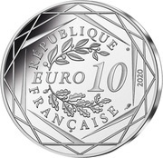 10 Euros Schtroumpf musicien obverse image