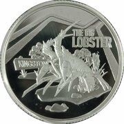 1 Dollar In the name of Elizabeth II; 6th Portrait - The Big Lobster - Silver Proof, Australia, 2023 reverse image