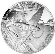 10 Euros Spitfire, France, 2020 reverse image