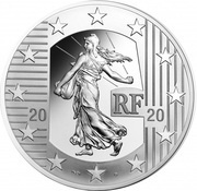 10 Euros The new Franc obverse image