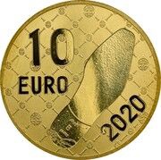 10 Euros Berluti, France, 2020 reverse image