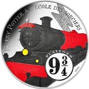 10 Euros Hogwarts Express, France, 2021 reverse image