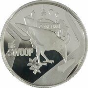 1 Dollar In the name of Elizabeth II; 6th Portrait - The Big Swoop - Silver Proof, Australia, 2023 reverse image