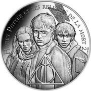 10 Euros Hermione, Harry Potter and Ron, France, 2021 reverse image