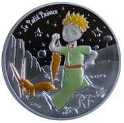 10 Euros Le Petit Prince et le Renard obverse image