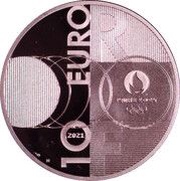 10 Euros Handover Tokyo - Paris obverse image