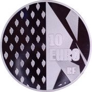 10 Euros Team France obverse image