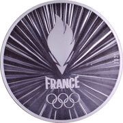 10 Euros Team France, France, 2021 reverse image