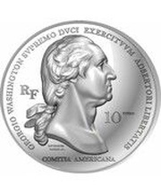 10 Euros Washington in Boston obverse image