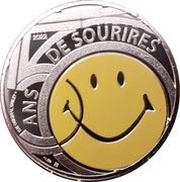 10 Euros Smiley, France, 2022 reverse image