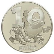 10 Euros Astérix obverse image