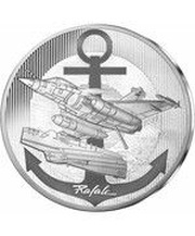 10 Euros Rafale, France, 2022 reverse image