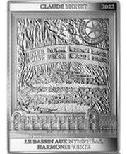 10 Euros Le Bassin aux nymphéas, harmonie verte, France, 2022 reverse image