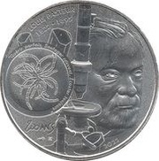 10 Euros Louis Pasteur, France, 2022 reverse image