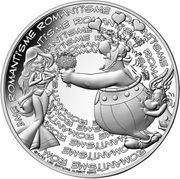 10 Euros Astérix romantisme, France, 2022 reverse image