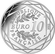 10 euros Astérix courage obverse image