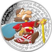 10 euros Astérix élégance, France, 2022 reverse image
