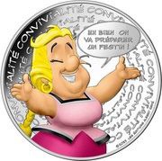 10 euros Astérix convivialité, France, 2022 reverse image