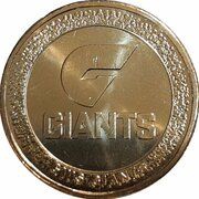 1 Dollar In the name of Elizabeth II; 6th portrait - GWS Giants, Australia, 2023 reverse image