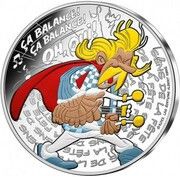 10 Euros Astérix sens de la fête, France, 2022 reverse image
