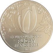 10 Euros Rugby World Cup France 2023, France, 2022 reverse image