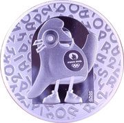 10 Euros JO 2024 Mascot, France, 2022 reverse image