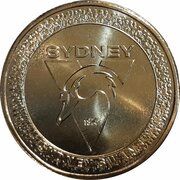 1 Dollar In the name of Elizabeth II; 6th portrait - Sydney Swans, Australia, 2023 reverse image