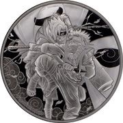 10 Euros Naruto, France, 2023 reverse image