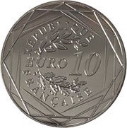 10 Euros 24 Hours of Le Mans obverse image
