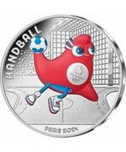 10 Euros Handball, France, 2023 reverse image