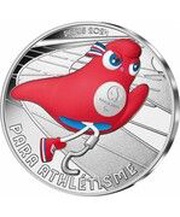 10 Euros Para-athletics, France, 2023 reverse image