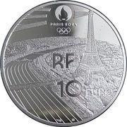 10 Euros Louvre Museum obverse image