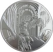 10 Euros Louvre Museum, France, 2023 reverse image